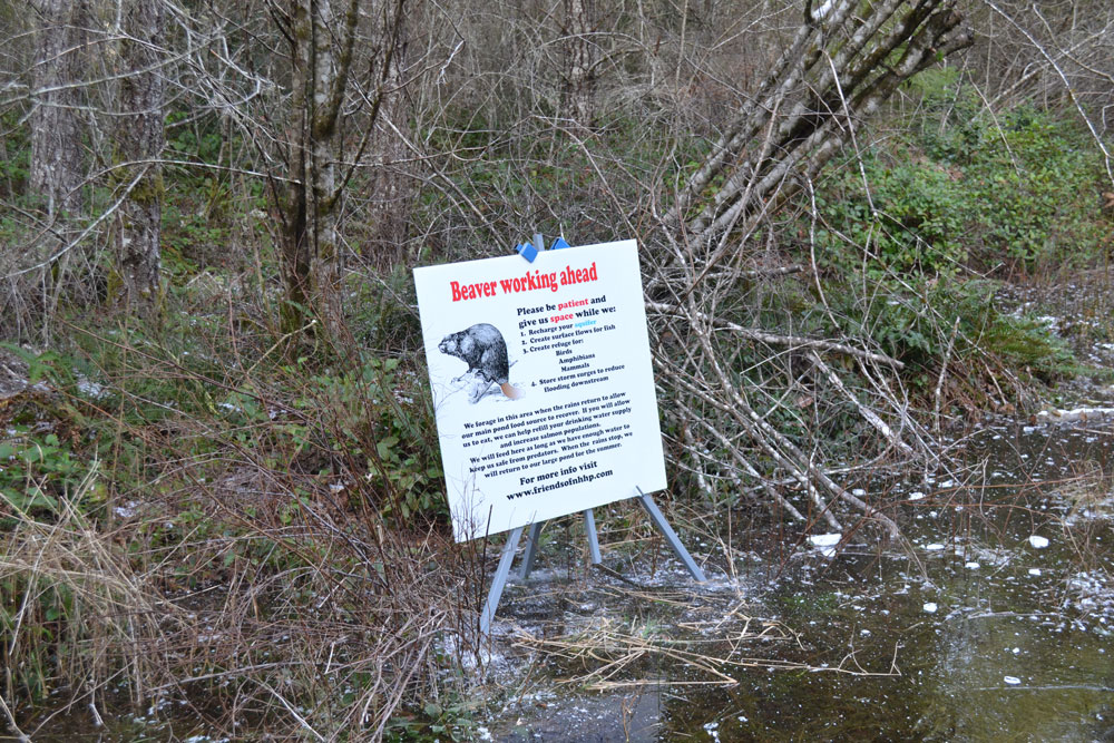 Educational Outreach sign