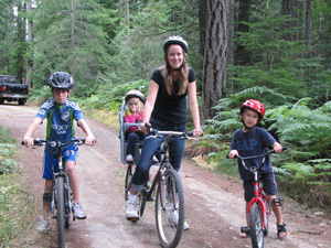 Good place for family ride Family ride on Old Loop